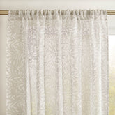 William Morris At Home Original Willow Linen Voile Slot Top Sheer Panel Curtains